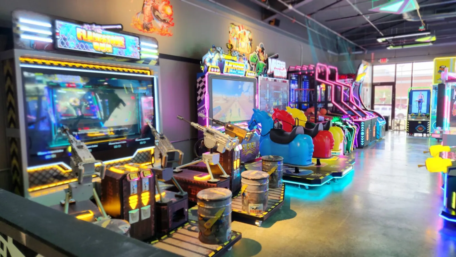 Drum rhythm game and arcade cabinets